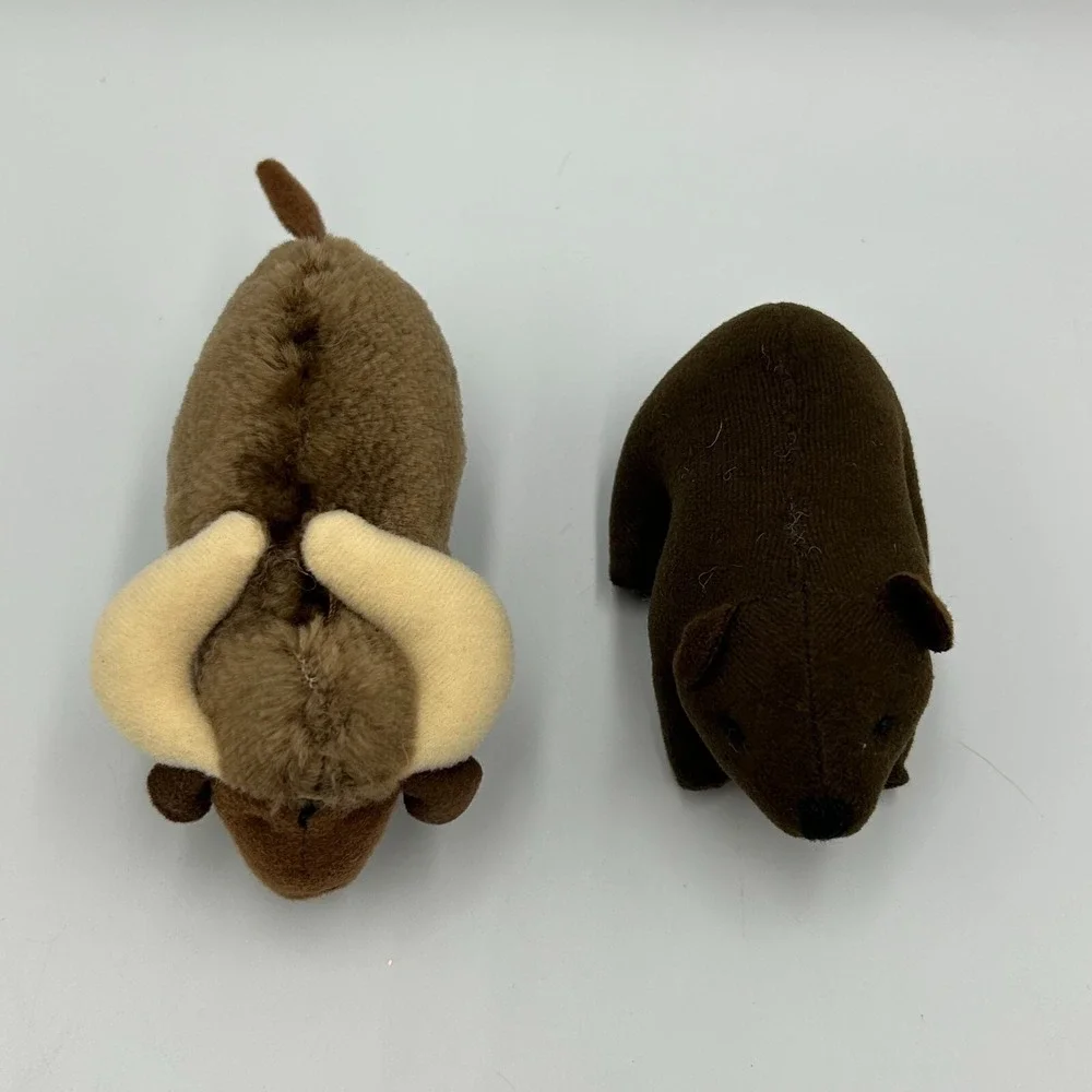 McDonalds 1997 Animal Pals x‎ 3 & 1995 Babe x1 Plush Happy Meal Toys - Lot of 4